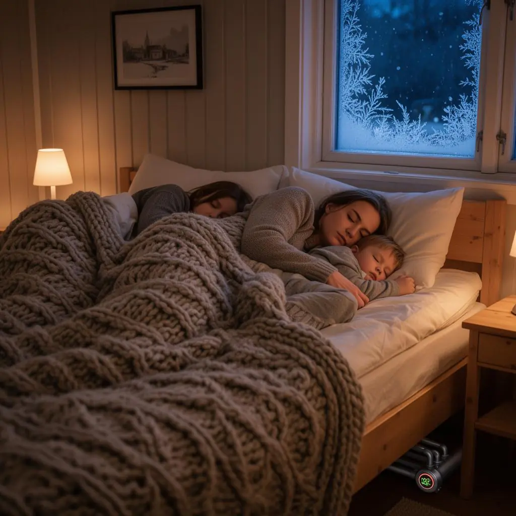 Stille varme om natten: Hvorfor familier med børn vælger jordvarme frem for luft-til-vand